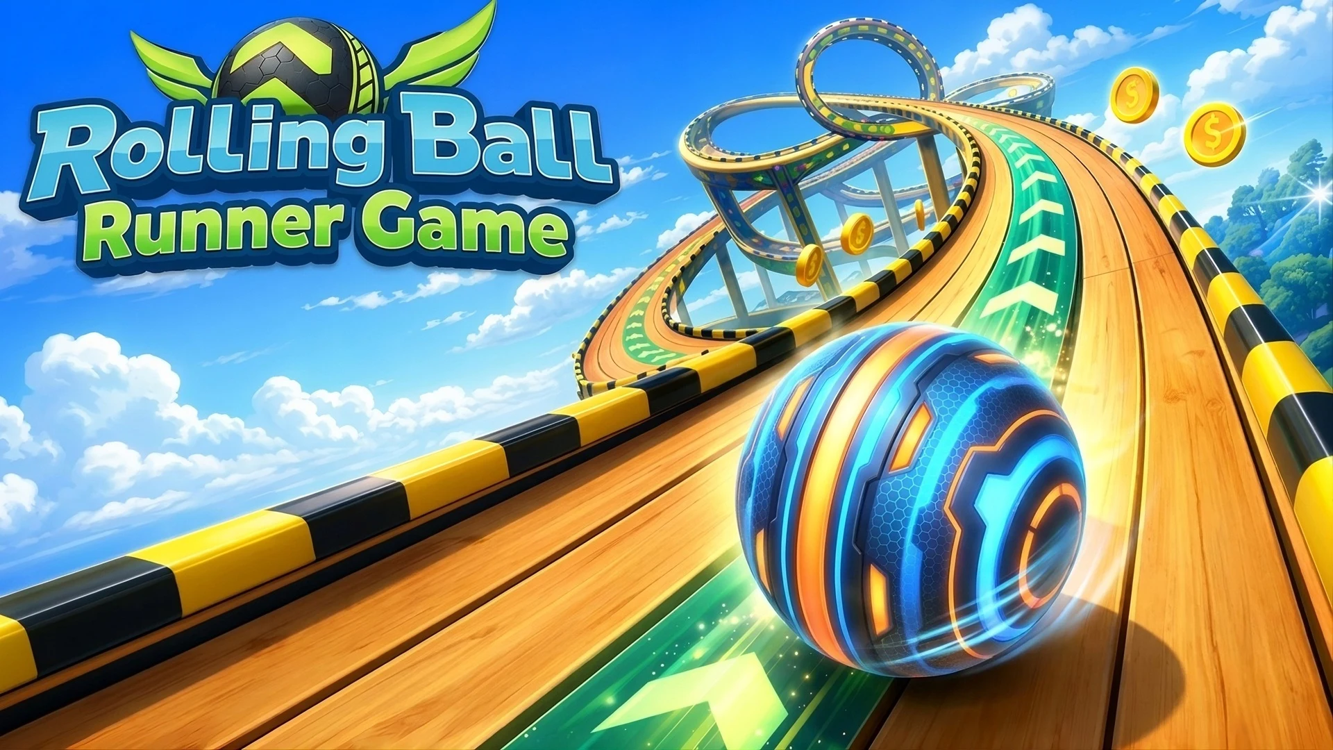 Rolling Ball Runner Ball Game screenshot
